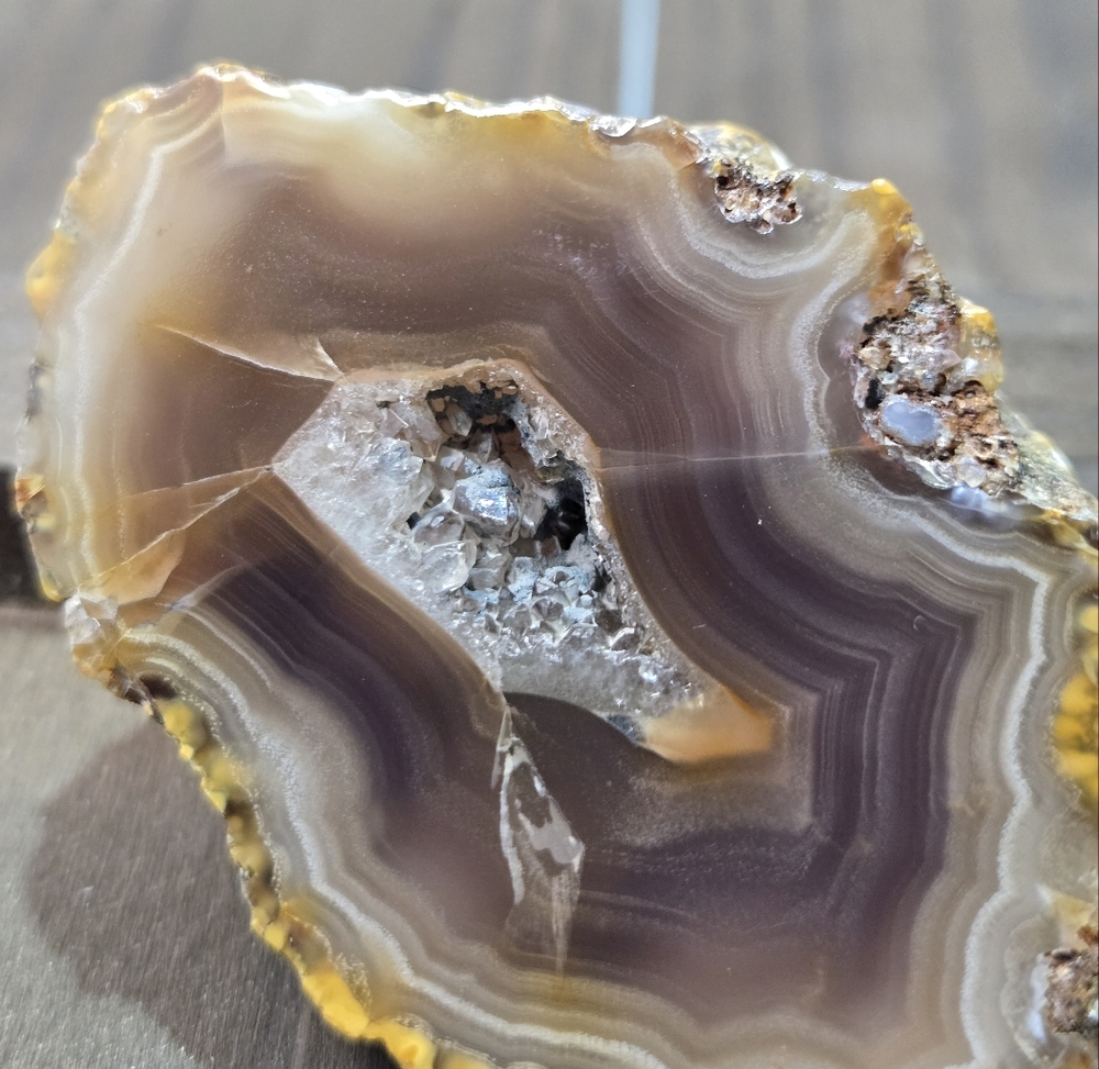 Coyamito Purple Lace Crystal Agate Laguna Mexico - Picture 11 of 14
